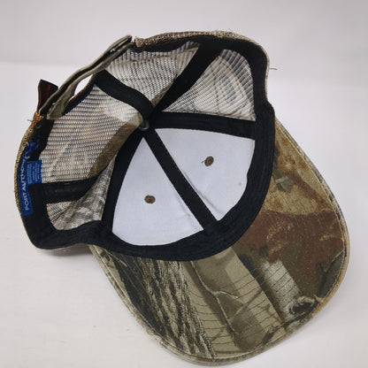 Port Authority Strapback Trucker Hat Camouflage OS Adjustable Mesh Back Blank