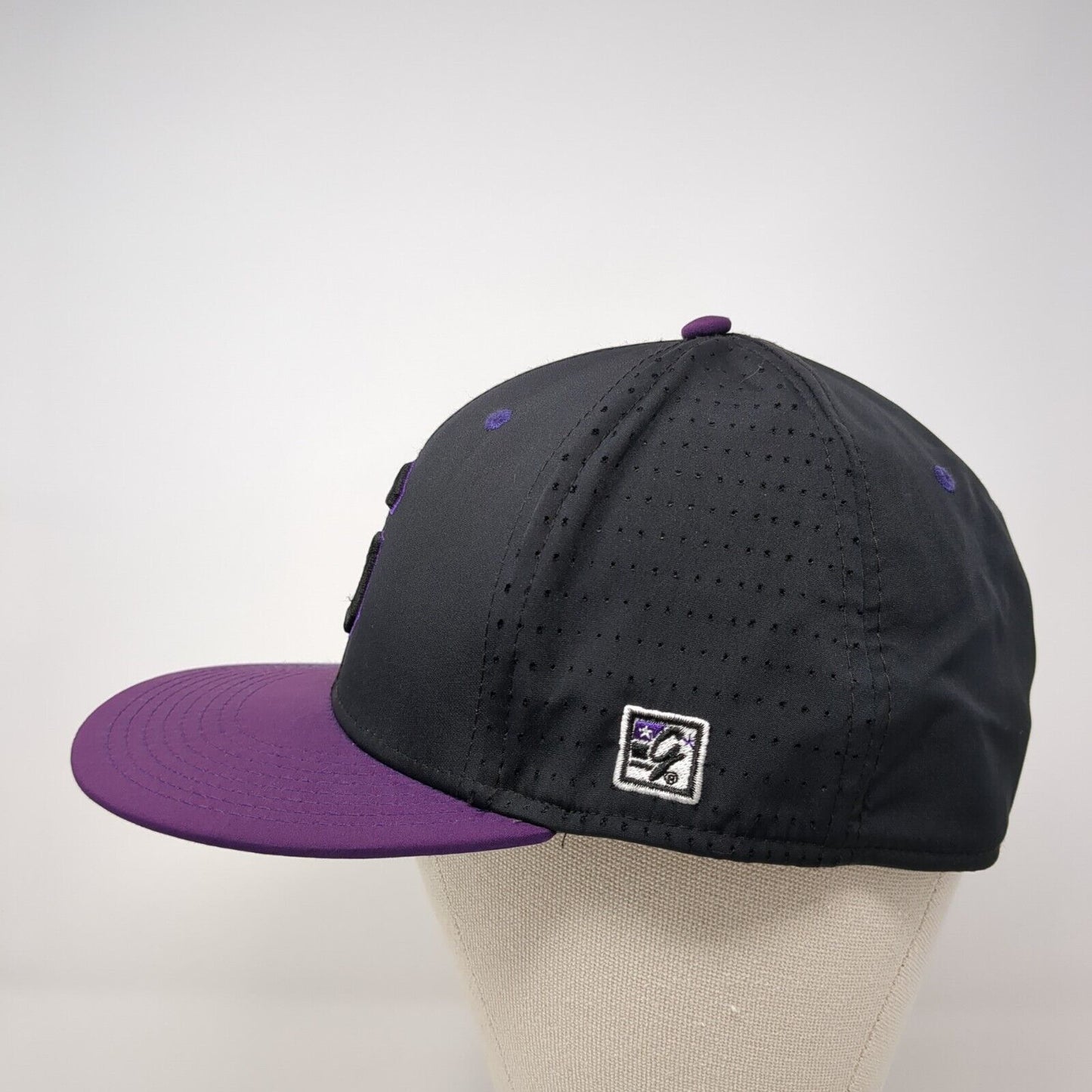 G Fitted Hat Multicolor Large Embroidered Vented Holes 6 Panel The Game Pro