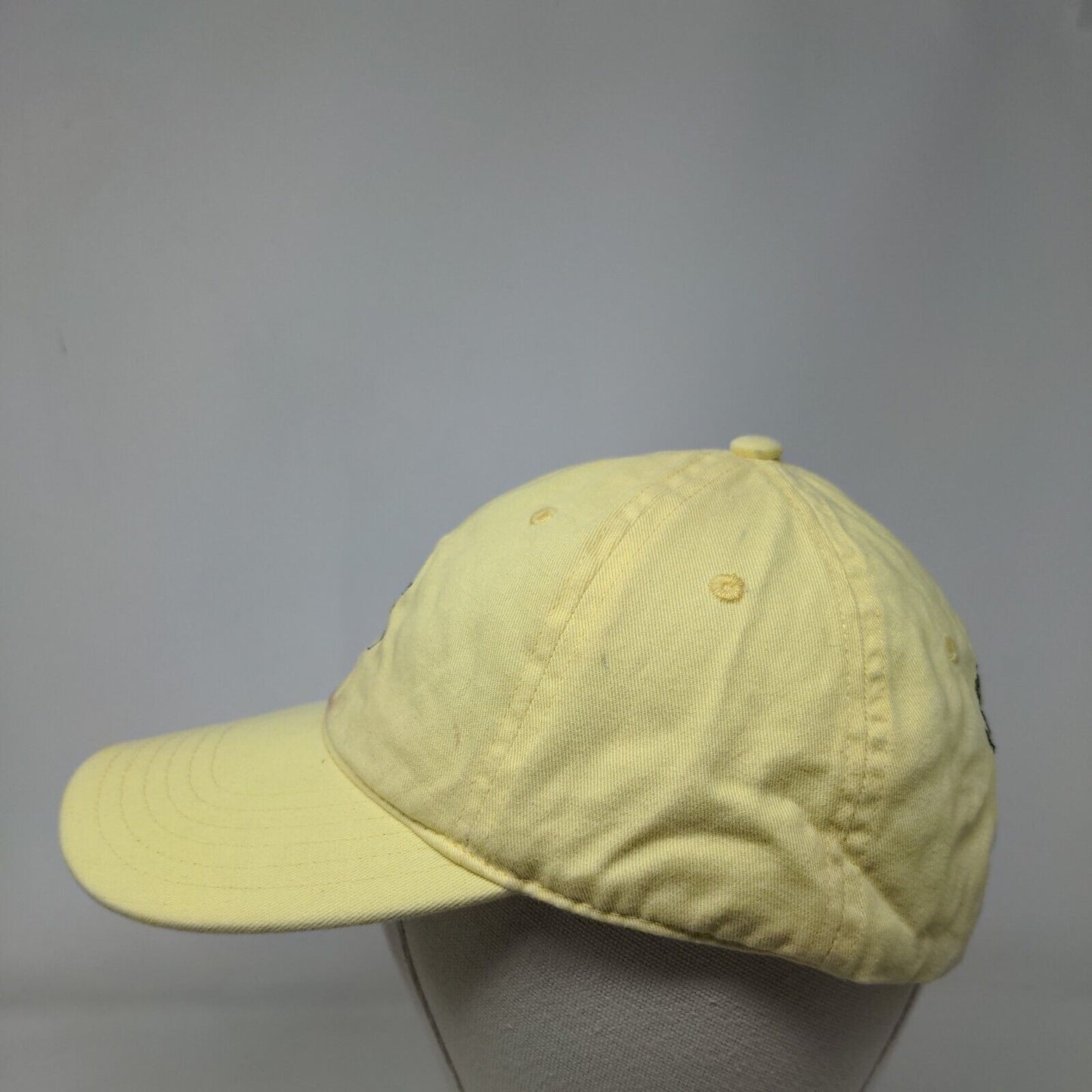 I Only Date Beasts Slideback Hat Yellow One Size Adjustable Embroidered Disney