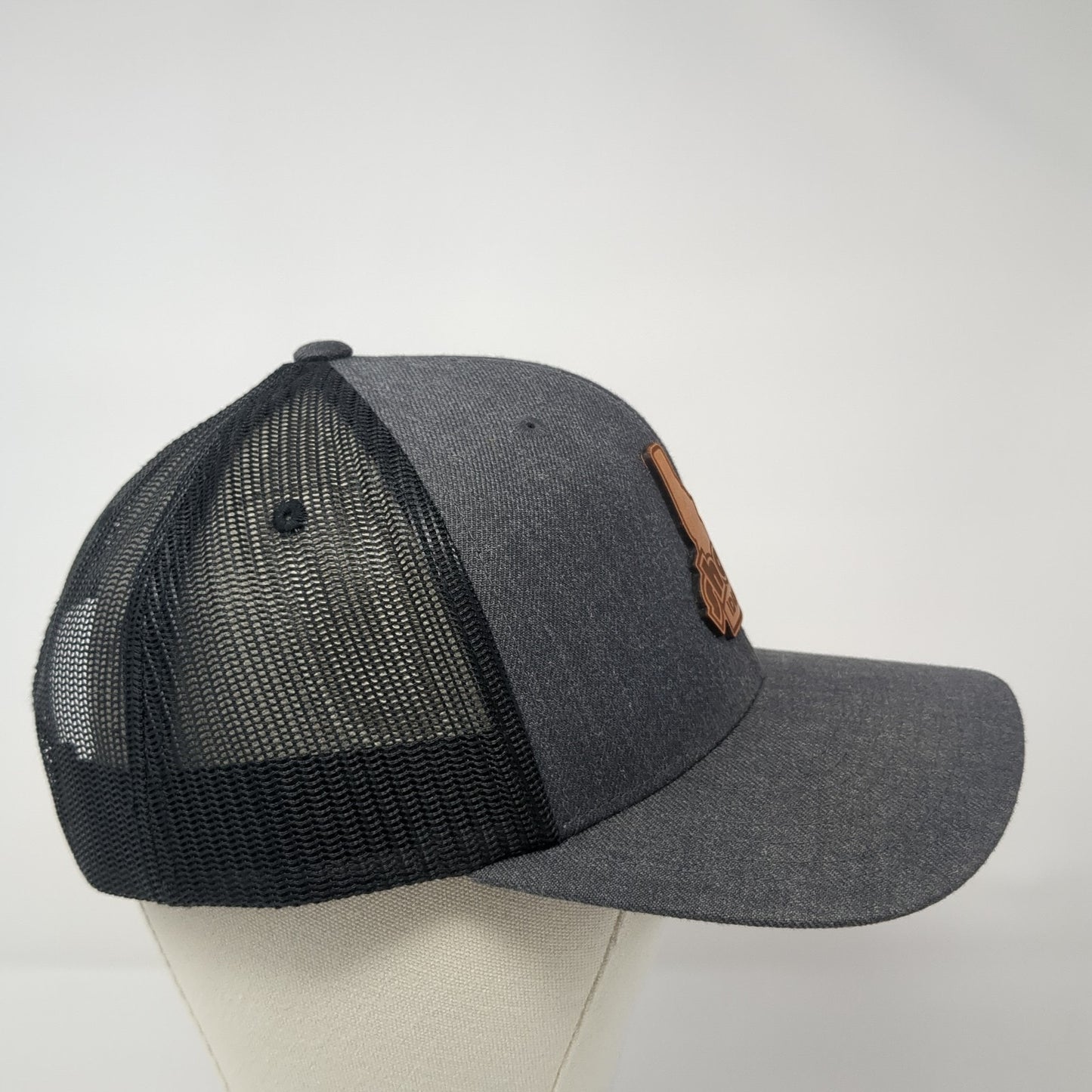 Show Idaho Snapback Trucker Hat Gray One Size Adjustable Mesh Branded Bills