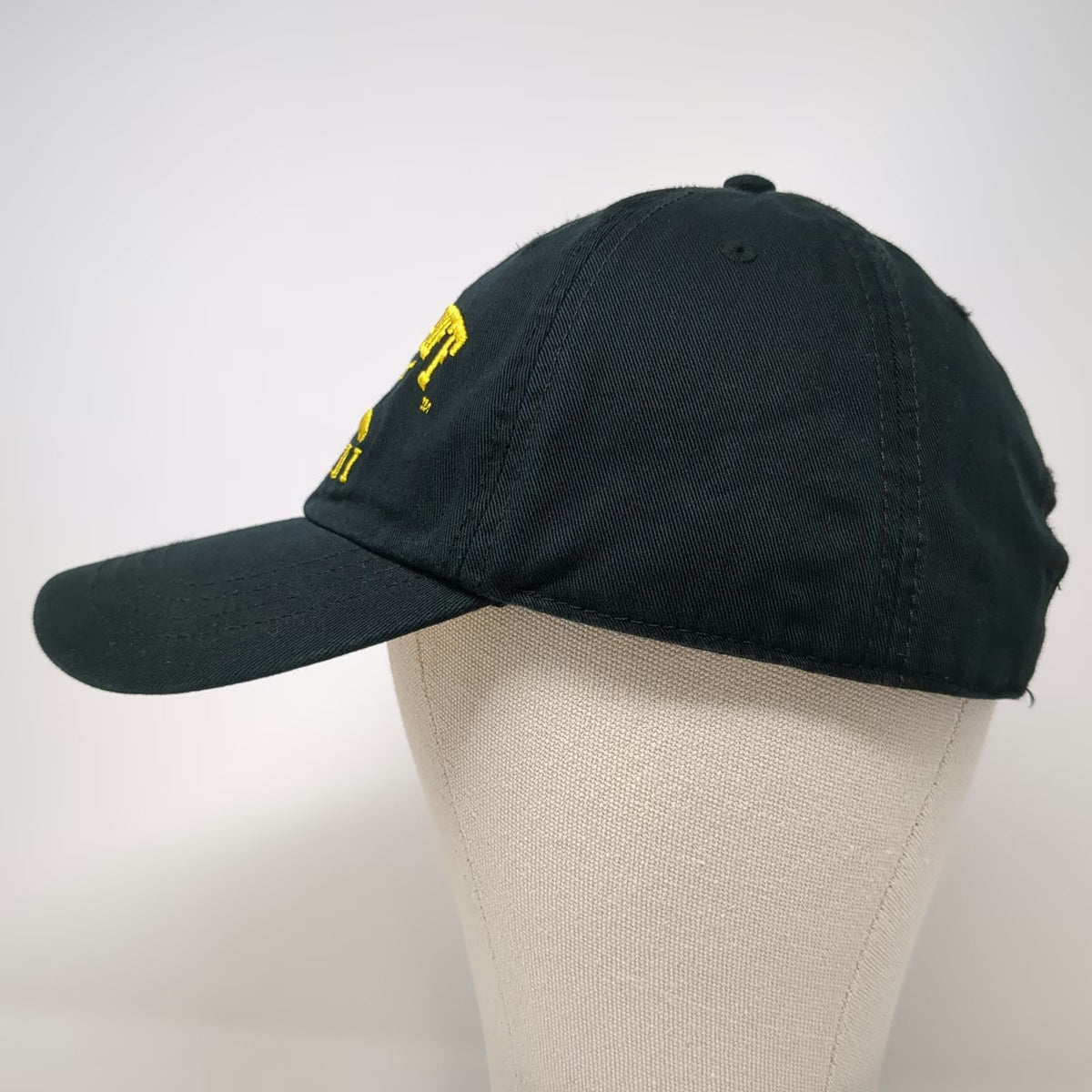 Harry Potter Baseball Cap Black One Size Hufflepuff Alumni Yellow Underbrim Hat