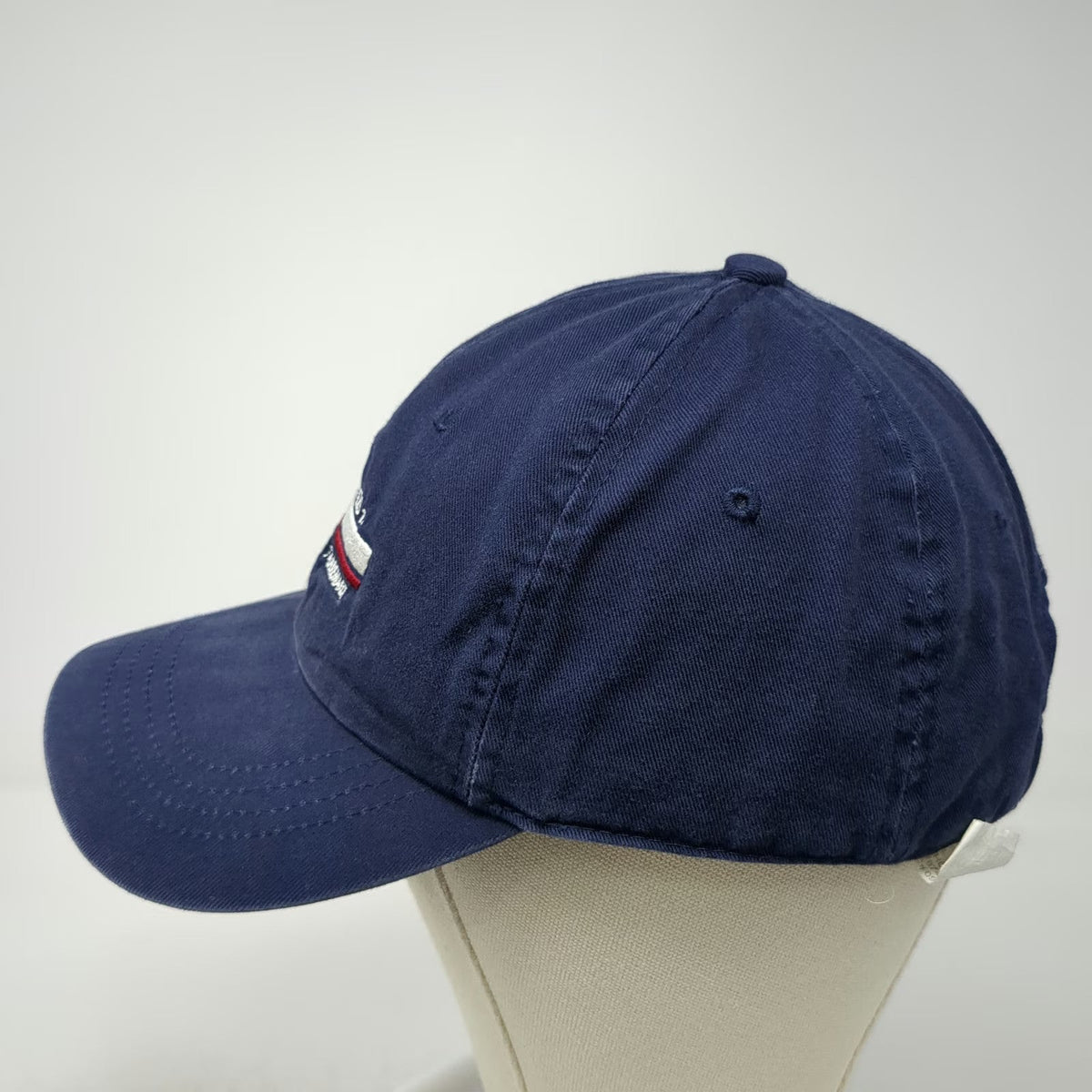 No Boundaries Baseball Cap Blue Red White One Size Cotton Slideback 1992 Hat