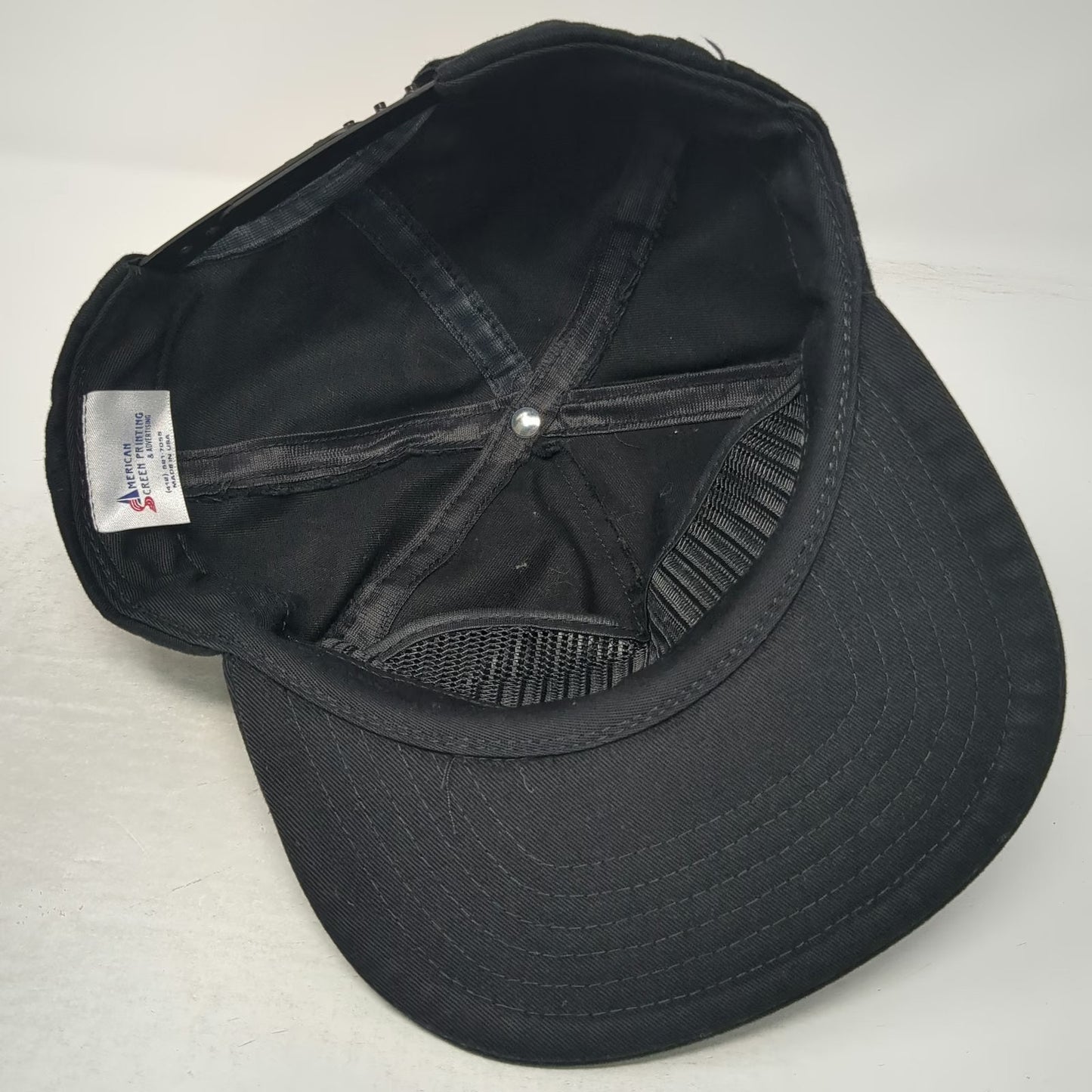 American Screen Printing 5 Panel Black One Size IUOE Local 286 Snapback Hat