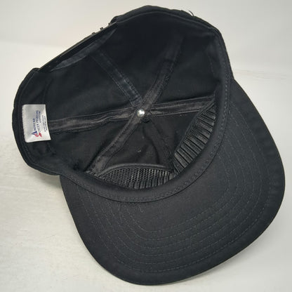 American Screen Printing 5 Panel Black One Size IUOE Local 286 Snapback Hat