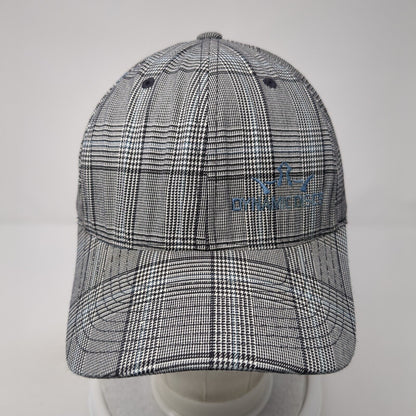 Dynamic Discs Fitted Hat Gray Large-XL Plaid Embroidered Flexfit Yupoong