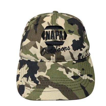 NAPA Outdoors Strapback Hat Camouflage OSFM Embroidered 6 Panel