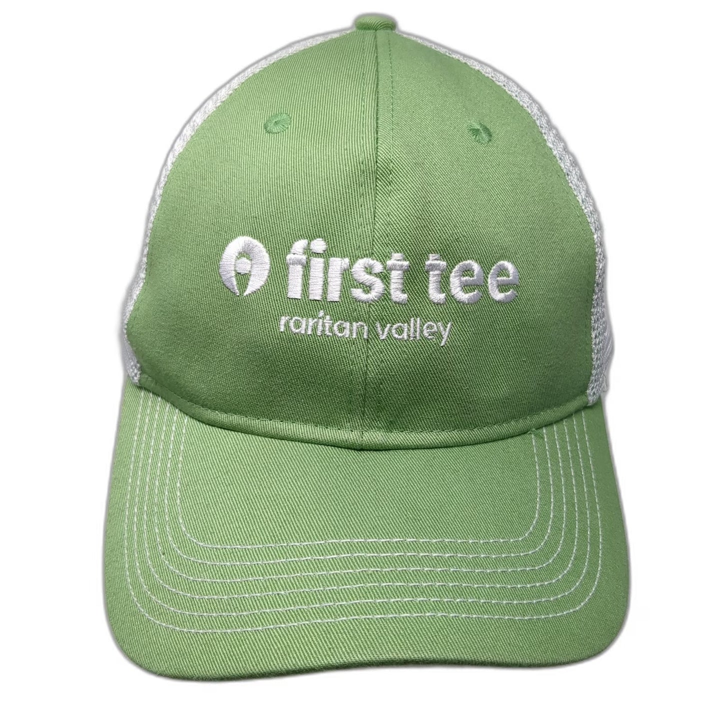 Ahead First Tee Raritan Valley Green Baseball Cap One Size Mesh Strapback Hat