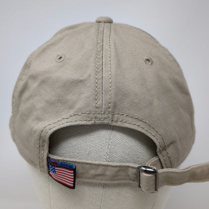 Cobra Baseball Cap Beige One Size Point Betsie Lighthouse Michigan Slideback Hat