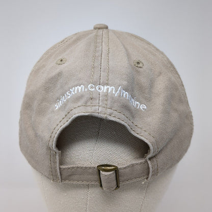 SiriusXM Marine Slideback Hat Tan One Size Embroidered Cap America