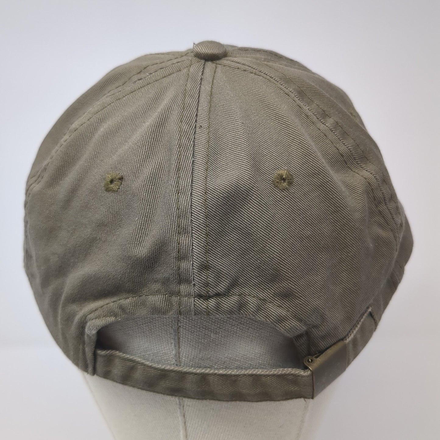 Basketball Slideback Hat Brown One Size Adjustable Solid 6 Panel Outdoor