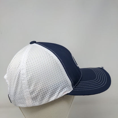 Costa Del Mar Strapback Hat Blue One Size Embroidered 6 Panel Colorblock
