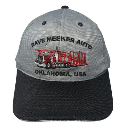 Dave Meeker Auto Oklahoma USA Baseball Cap Gray One Size Adjustable Kaeser
