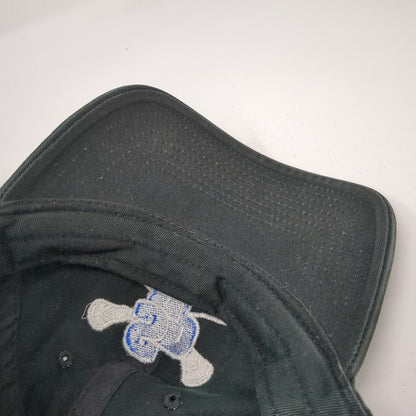 The Game Black Baseball Cap One Size Lacrosse SPF Logo Slideback Family Hat