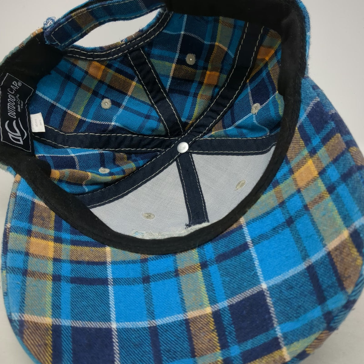Outdoor Cap Baseball Cap Blue One Size Plaid Sportsmans Warehouse Strapback Hat