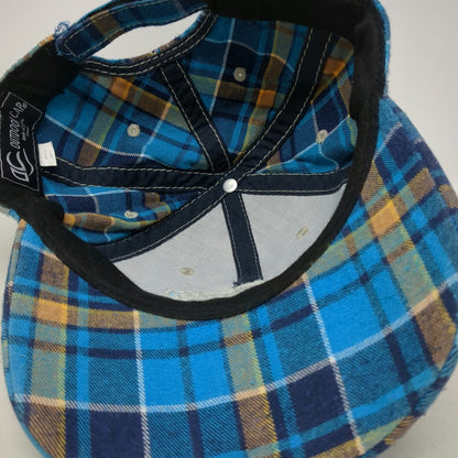 Outdoor Cap Baseball Cap Blue One Size Plaid Sportsmans Warehouse Strapback Hat