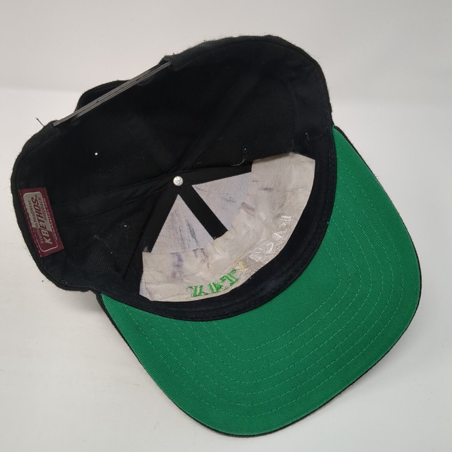 Fast Tax Snapback Hat Black One Size Adjustable Embroidered 6 Panel KB ETHOS