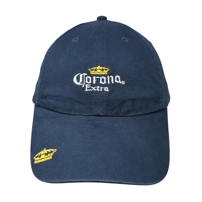 Corona Extra Slideback Baseball Cap Blue One Size Adjustable Embroidered Cotton