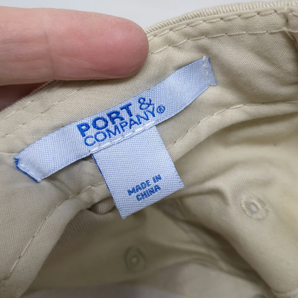 Port & Company Roaring Springs Water Park Hat Beige One Size Baseball Cap