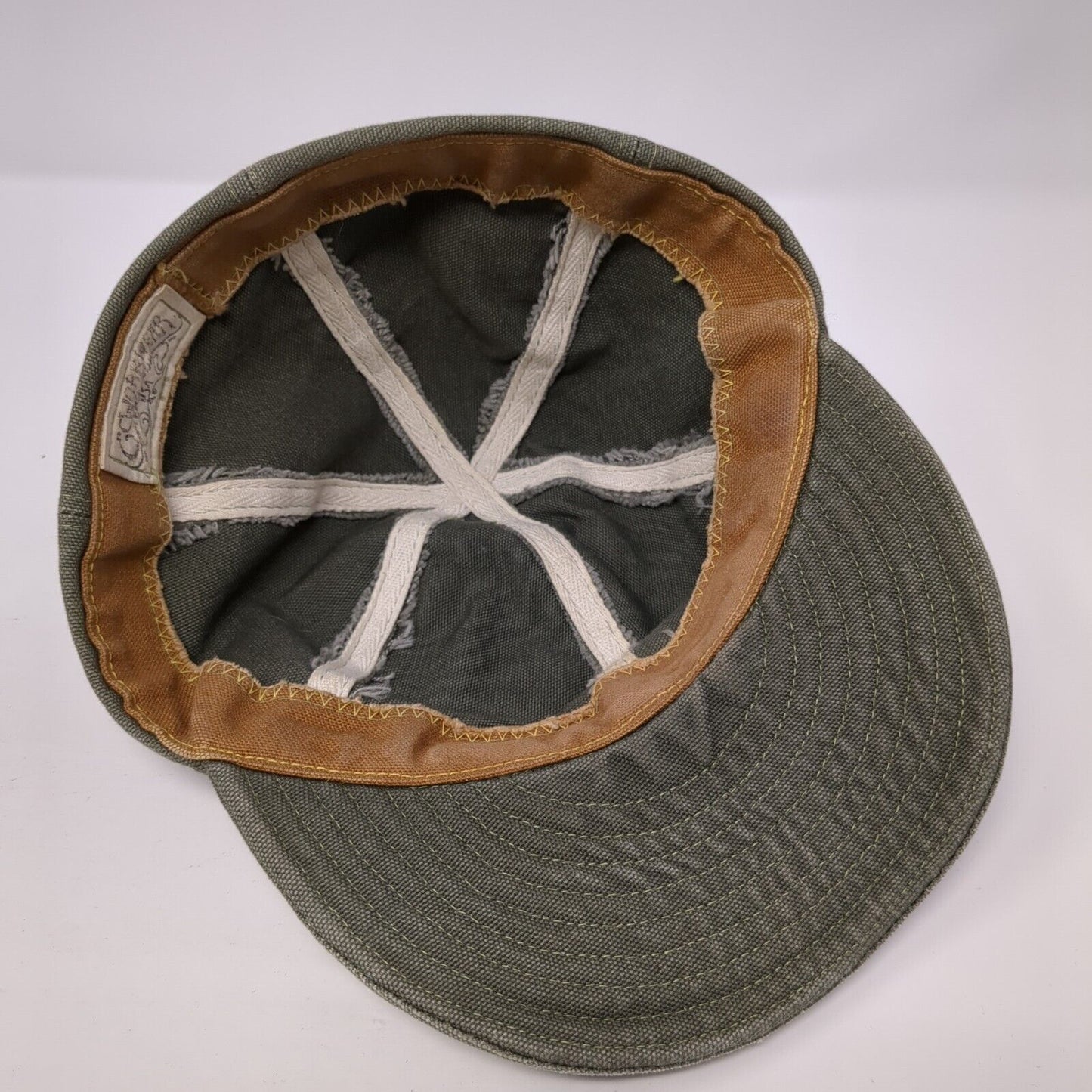 Workwear Fitted Hat Brown One Size Solid Blank 6 Panel Outdoor