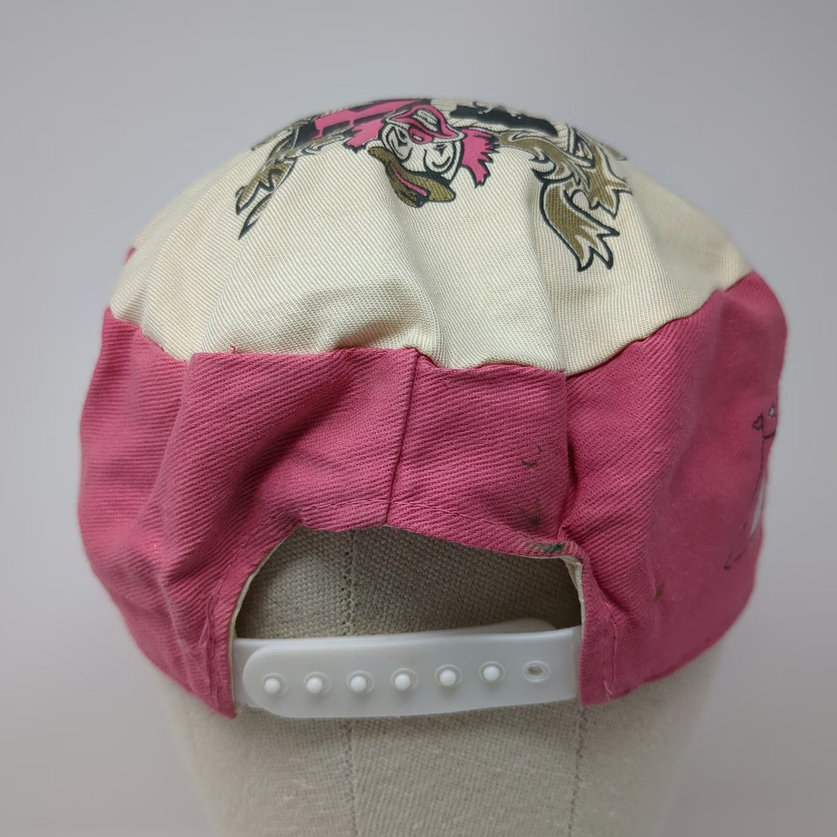 Designer Pro Circus Circus Las Vegas Hotel Casino Pink Army Cap Hat Vintage