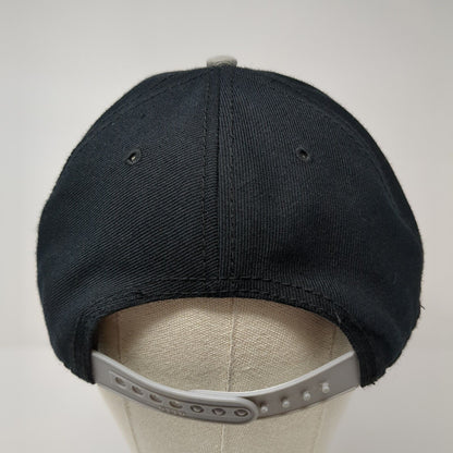 Otto Snapback Hat Black One Size Adjustable Big Horn Colorblock 6 Panel