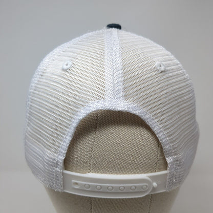 FNW Snapback Mesh Back Trucker Hat Blue OSFA Adjustable Embroidered