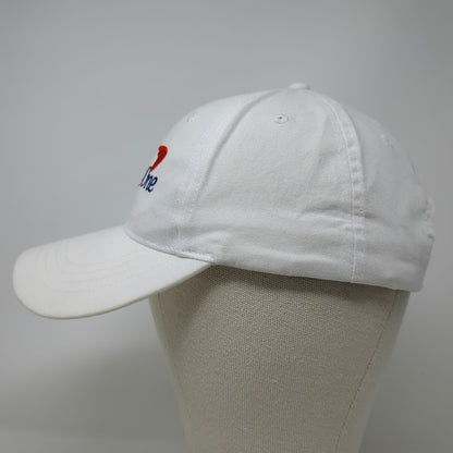 Cap America Baseball Cap White One Size Capital One Embroidered Strapback Hat