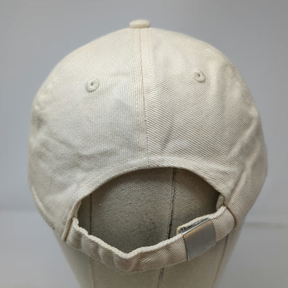 H&M Baseball Cap Beige One Size Solid Plain Blank Cotton Twill Adjustable Hat