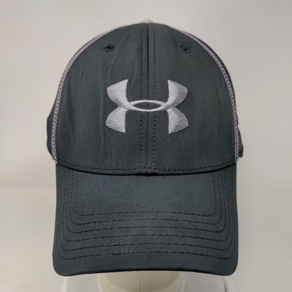Under Armour Fitted Hat Large/XL Black Embroidered Logo Vent Holes