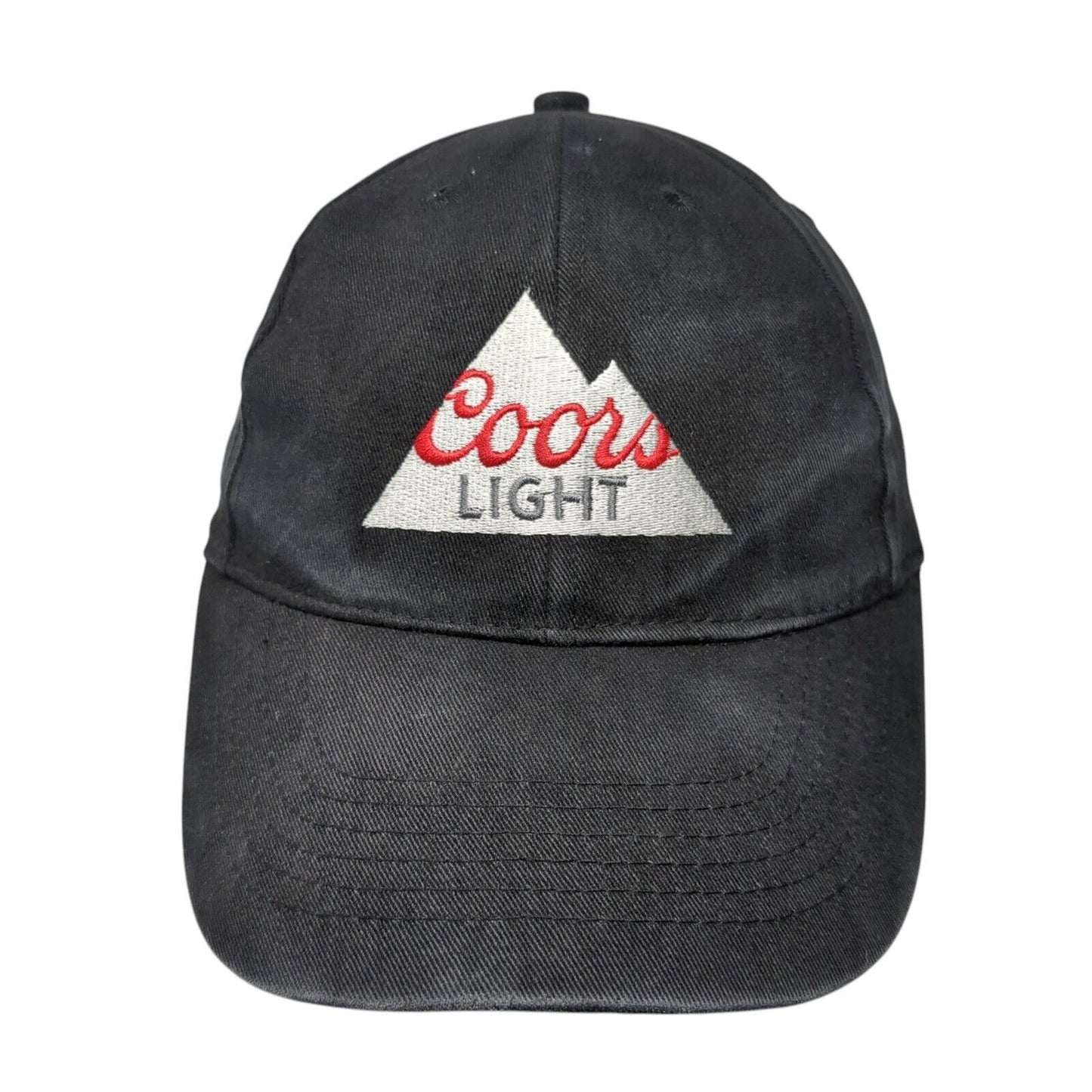 Coors Light Snapback Hat Black One Size Adjustable Embroidered Acme