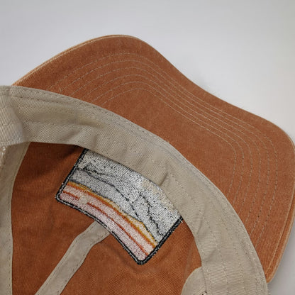Blue 84 Trucker Hat Brown One Size Maine Sunset Mountain Patch Mesh Snapback