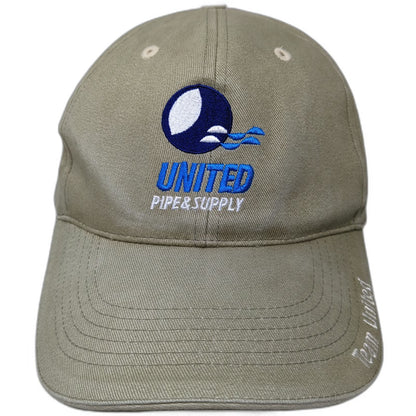 Farwest Group United Pipe Supply Flint Walling Baseball Cap Beige One Size Hat