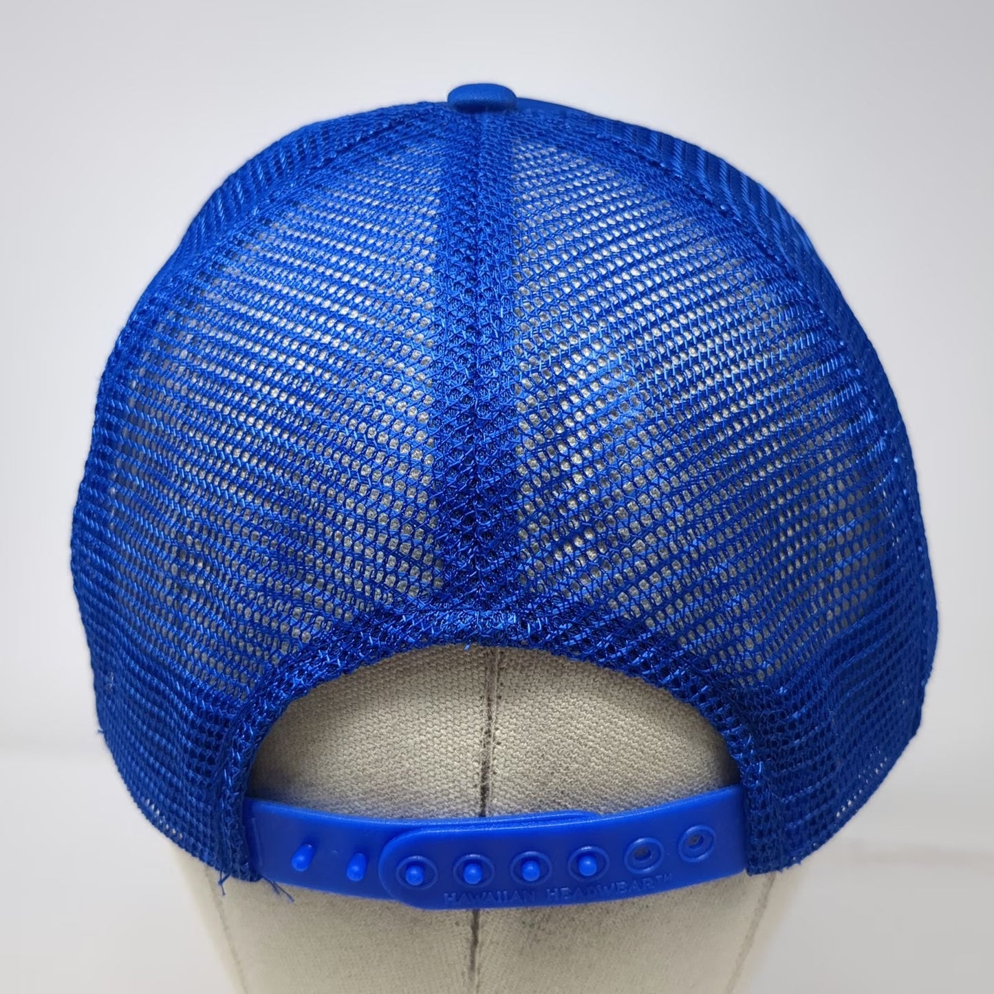 Hawaiian Headwear Blue OS Trucker Hat Pink Hawaii Graphic Mesh Snapback Rope