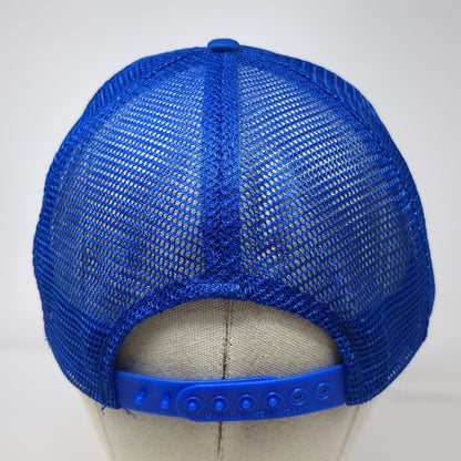 Hawaiian Headwear Blue OS Trucker Hat Pink Hawaii Graphic Mesh Snapback Rope