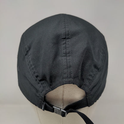 VANS Off The Wall Strapback 5 Panel Cap Black One Size Adjustable Vented Holes