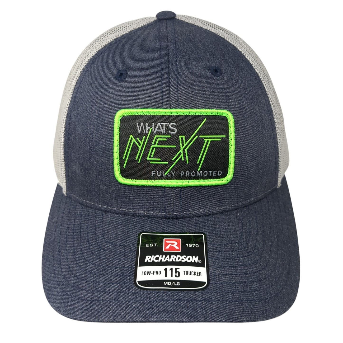 What's Next Fully Promoted Trucker Hat Multicolor Large Mesh Back