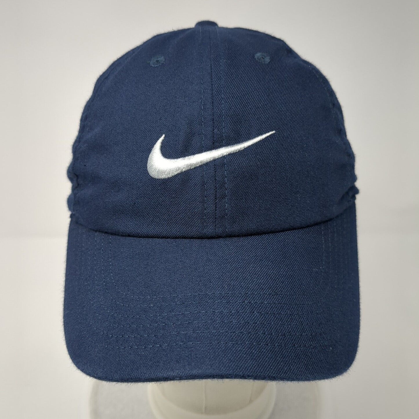 Nike Slideback Hat Blue One Size Heritage86 Dri-Fit Swoosh 6 Panel
