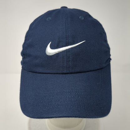Nike Slideback Hat Blue One Size Heritage86 Dri-Fit Swoosh 6 Panel