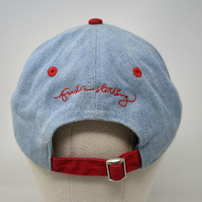 Fraser Sterling Baseball Cap Blue One Size Pickleball Club Denim Strapback Hat
