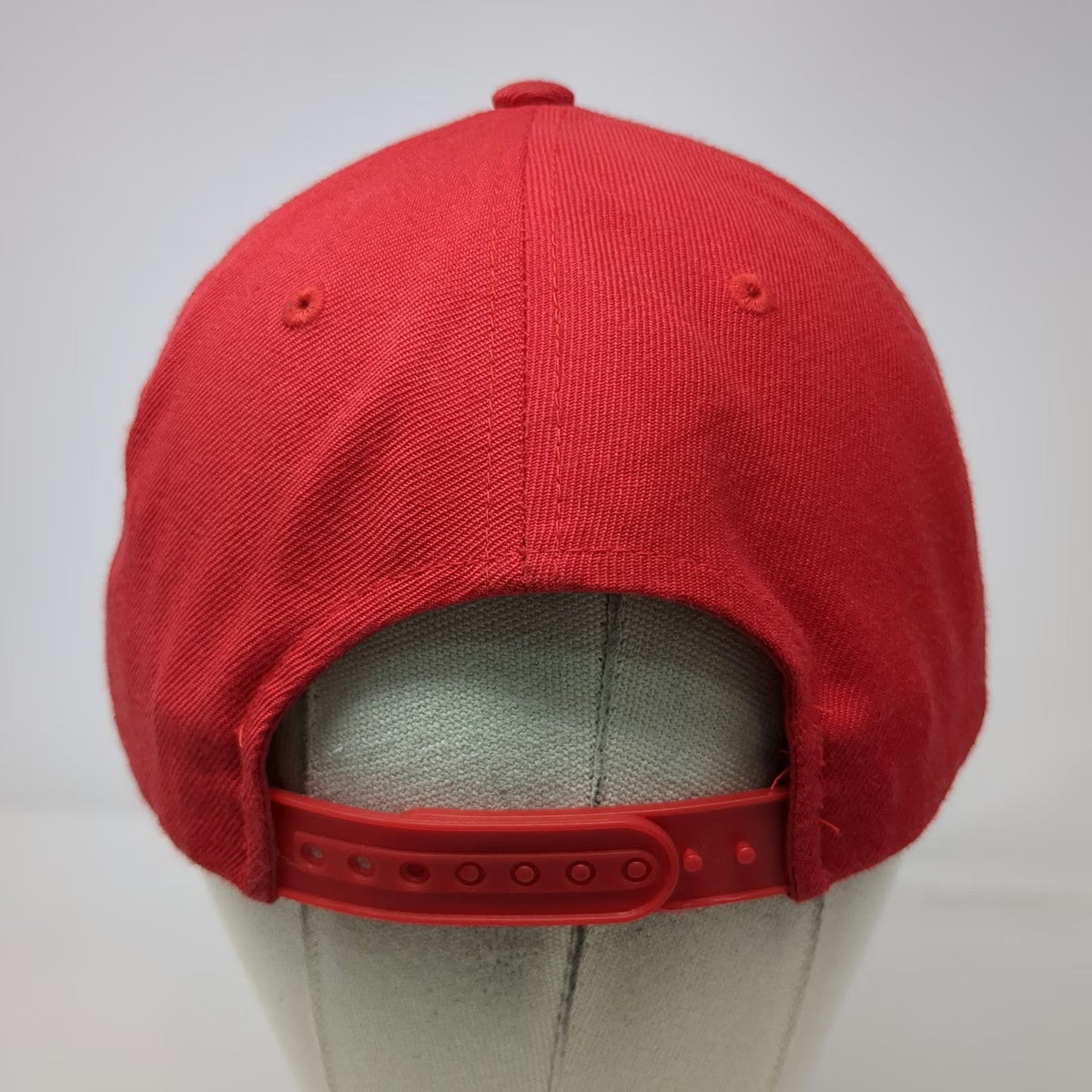 KBETHOS Baseball Cap Red One Size Hornet Mascot HS Logo Green Under Brim Hat