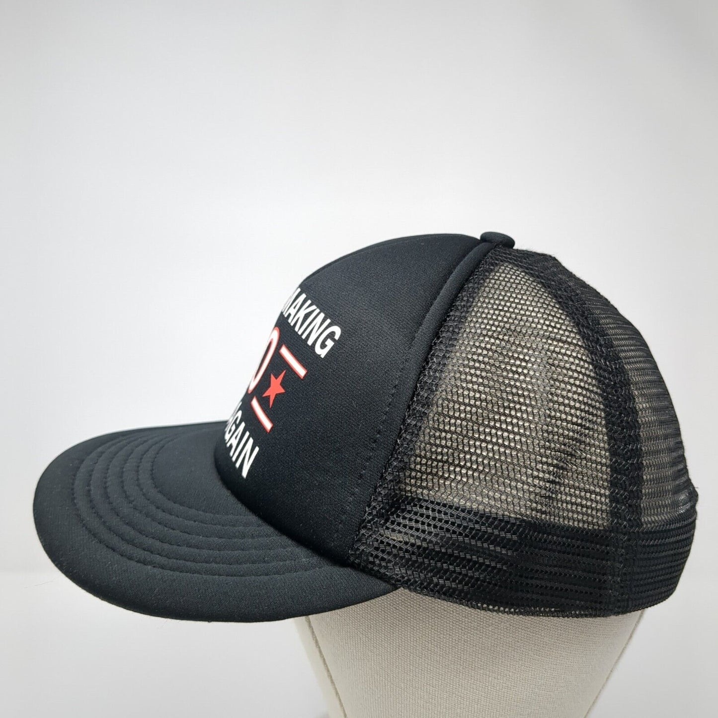 JDUB Making Great Again Snapback Trucker Hat Black OS Adjustable Mesh Back