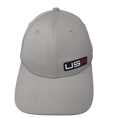USA 2020 Strapback Hat Gray OSFM Adjustable New Era Golf Outlast