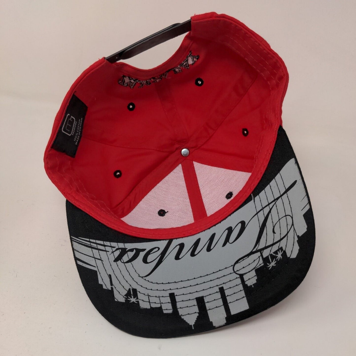 MG Fashions Men's Snapback Hat Red Black Embroidered Tampa Bay Logo