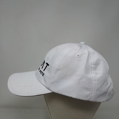 Sweat St. Pete Strapback Hat White One Size Embroidered 6 Panel Core 365