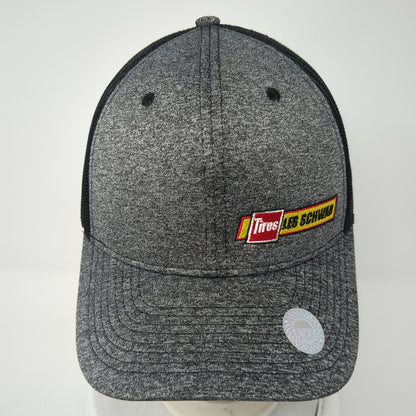 Les Schwab Tires Snapback Mesh Back Trucker Hat Gray One Size Colorblock
