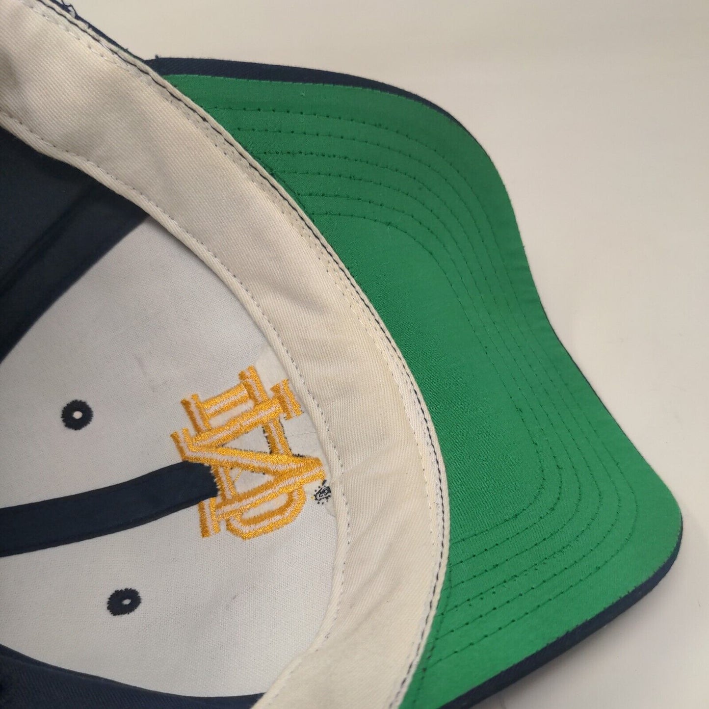Notre Dame Fighting Irish Youth Snapback Hat Blue Embroidered Logo Annco
