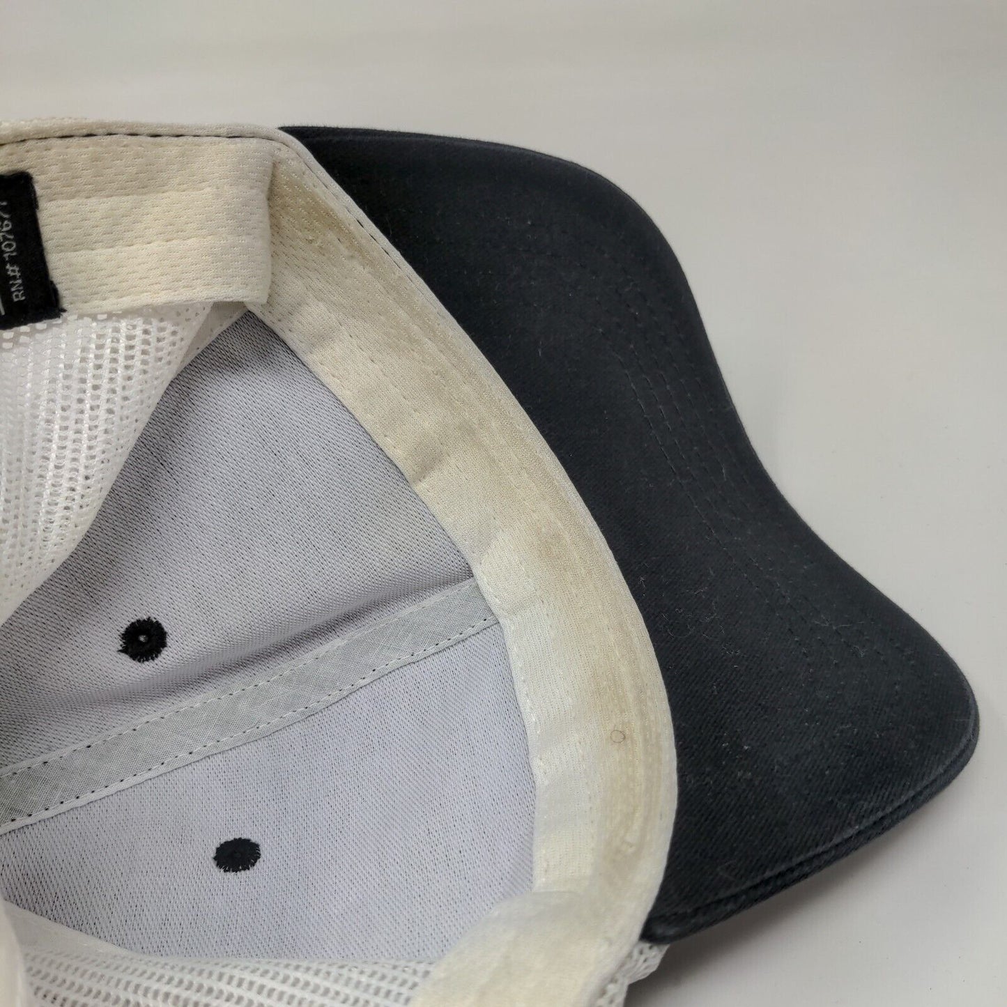 FRIENDS Slideback Trucker Hat Black OSFM Adjustable Embroidered Mesh Back
