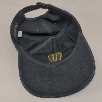 Broken Heart Slideback Hat Black OSFM Embroidered 6 Panel Riot Society