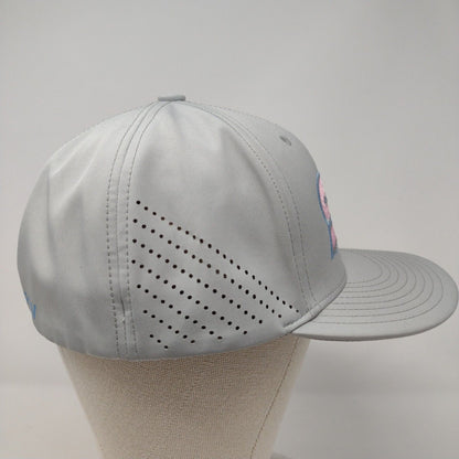 SCC The Crew Fitted Hat Gray L/XL Embroidered 47One 6 Panel Pacific Headwear