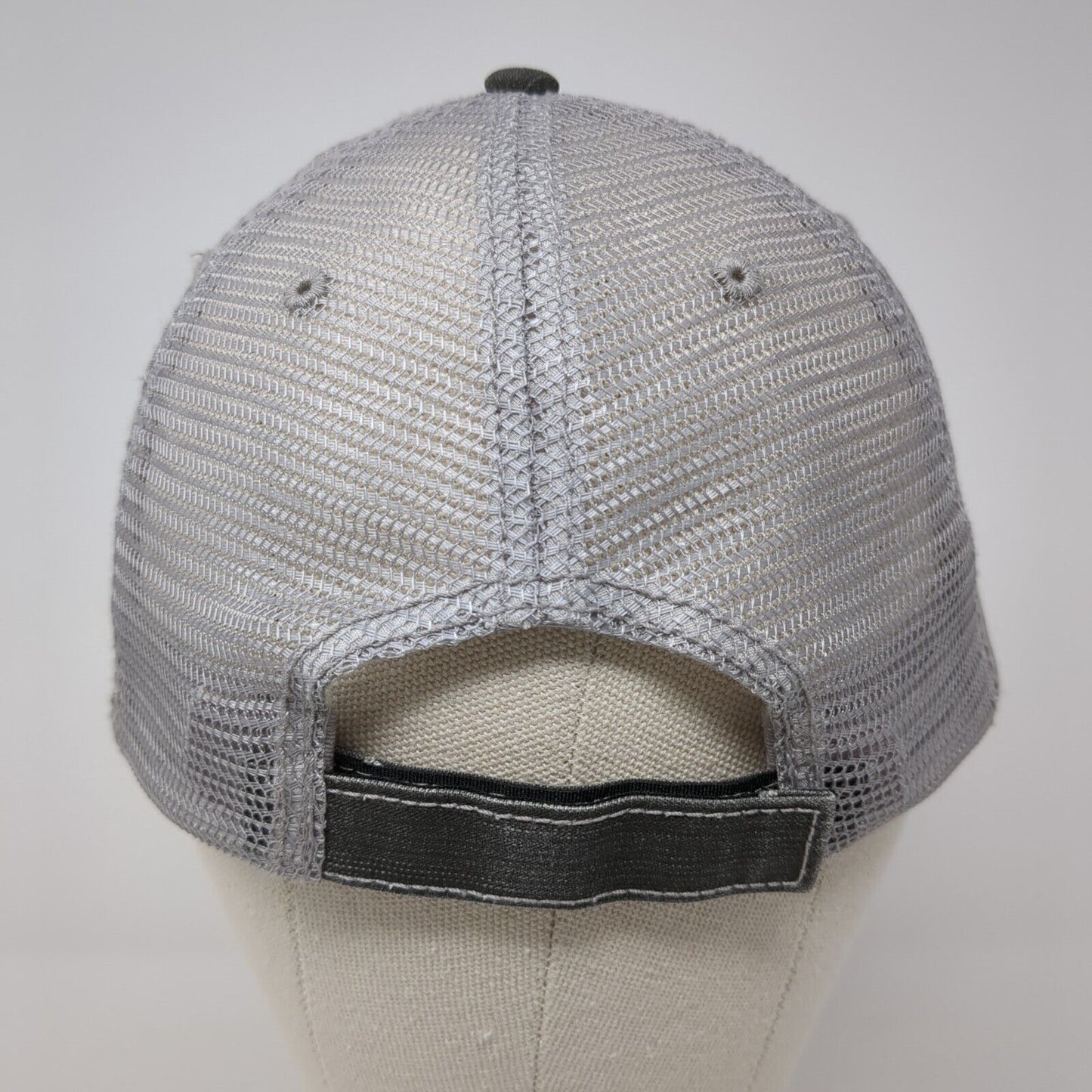 Kinda Sweet Kinda Savage Strapback Trucker Hat Gray One Size Mesh Back